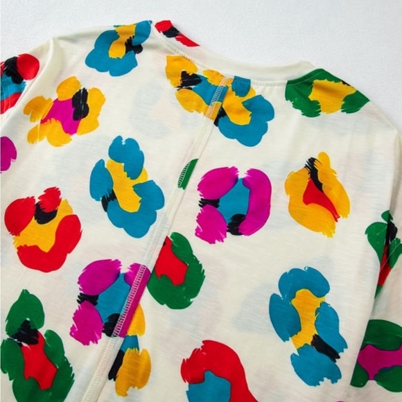 Leopard Drop Shoulder Oversized Tee - Picture 3 of 3